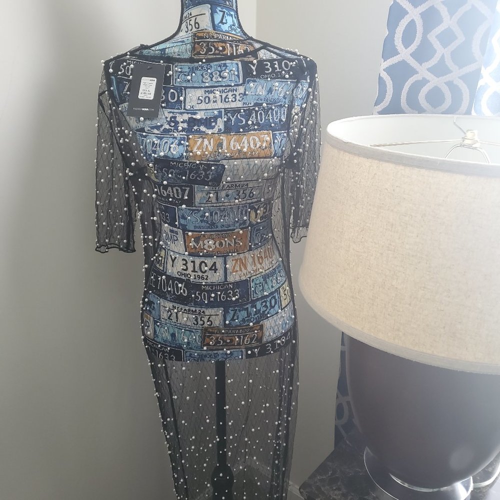 Mesh See-through Dress